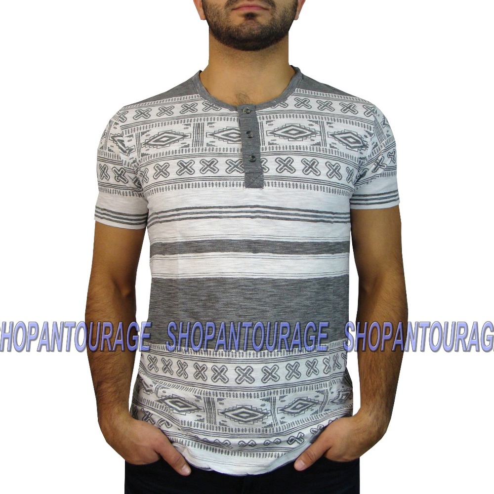 Indigo Star Toby MIST385 S/S Henley T-shirt